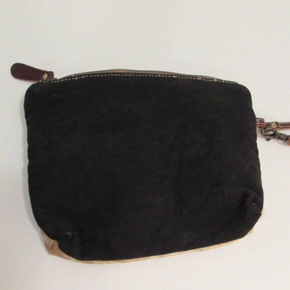 Myra Bag Cotton/Leather Pouch - Picture 9 of 12